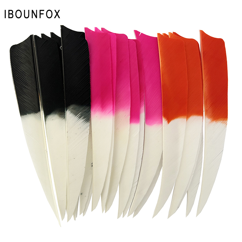 Archery Target Face - IBOUNFOX 50Pcs Archery Arrow Feathers 4