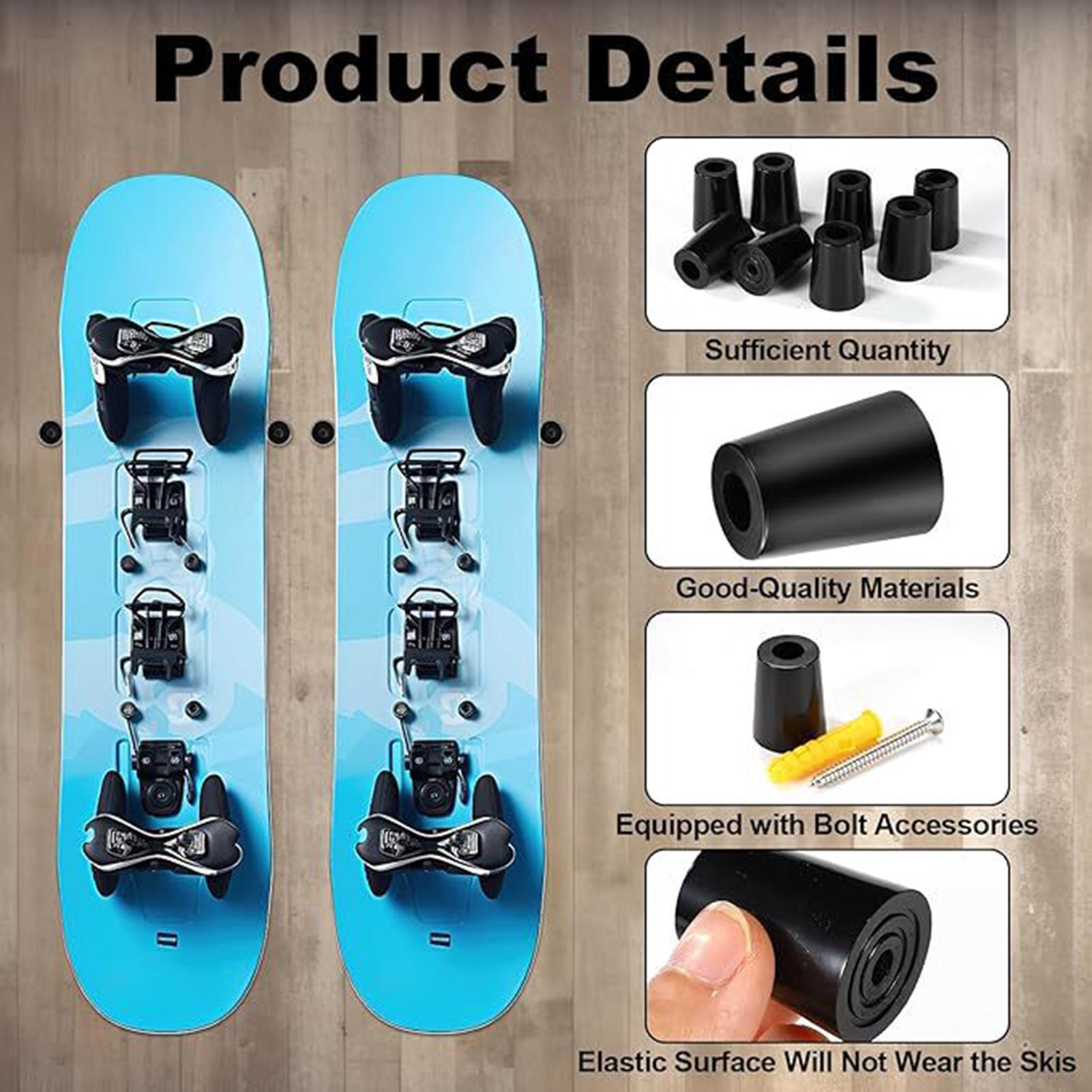 Ski Wall Rack Vertical Snowboa - Sports Equipment Store recension och pris