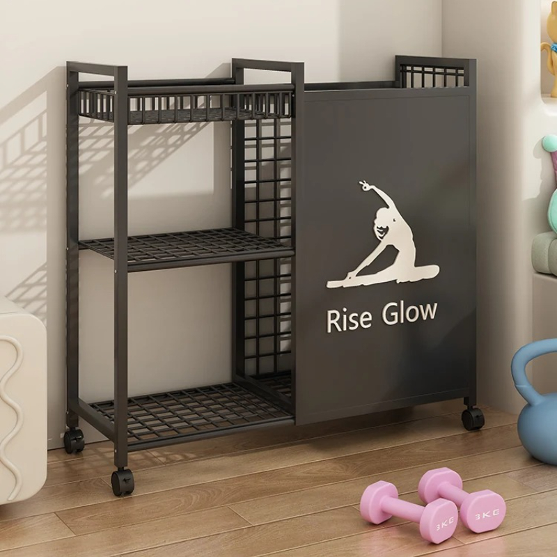Mobile Fitness Cart with Wheel - Sports Equipment Trolley recension och pris