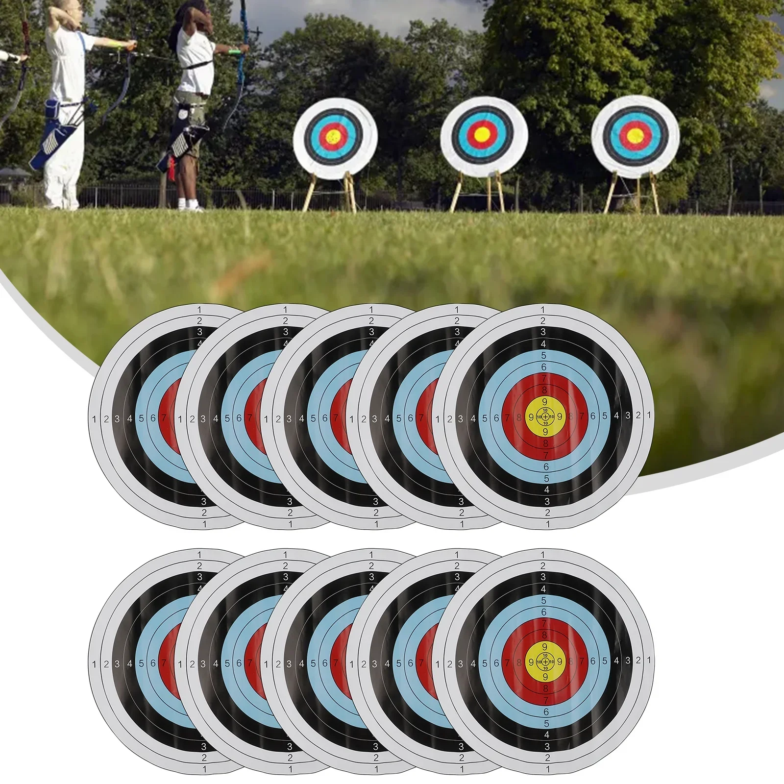 10pc 40x40cm Archery Targets P - Archery Target Face recension och pris