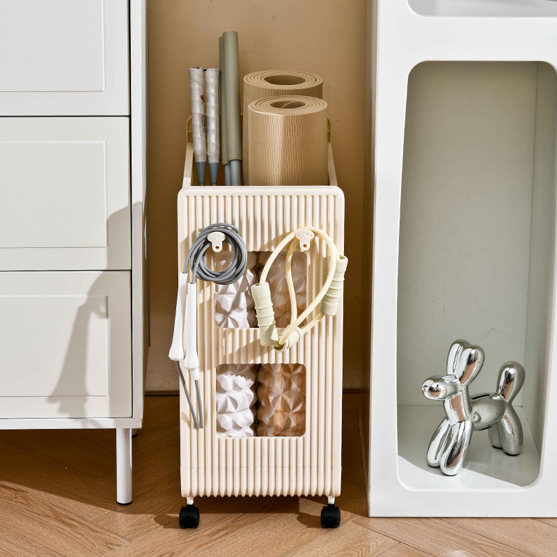 Yoga Supplies Storage Rack Mov - Sports Equipment Trolley recension och pris