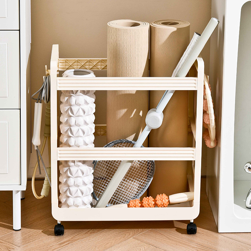 Yoga Supplies Storage Rack Mov - Sports Equipment Trolley recension och pris