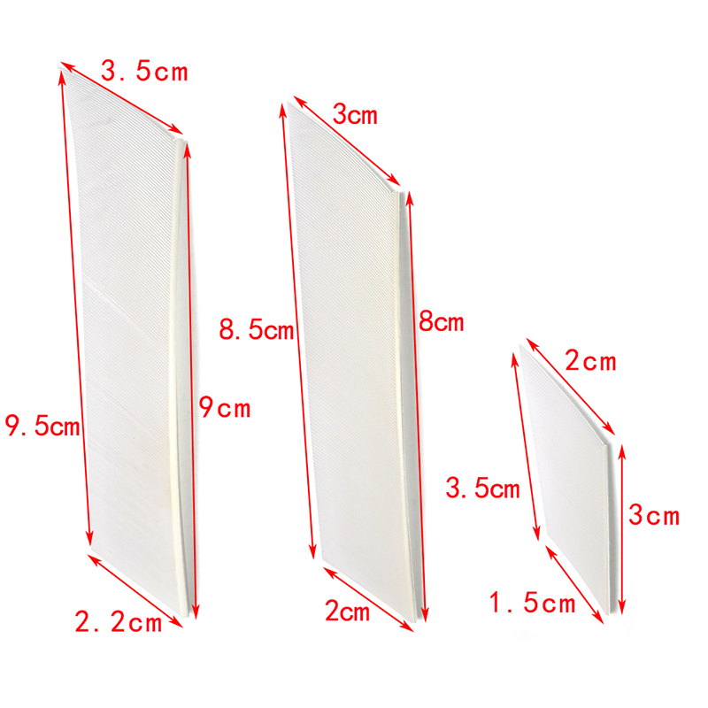 50pcs Archery Arrow Feather 3/ - Archery Target Face recension och pris
