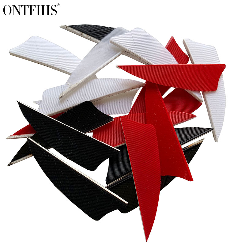 50Pcs 2'' Shield Arrow Feather - Archery Target Face recension och pris