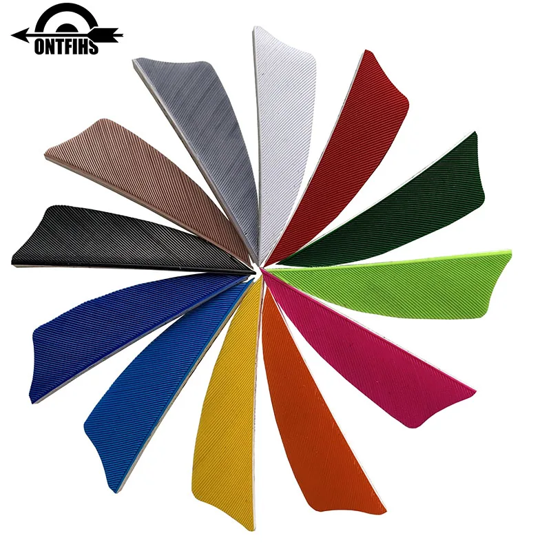 50Pcs 2'' Shield Arrow Feather - Archery Target Face recension och pris