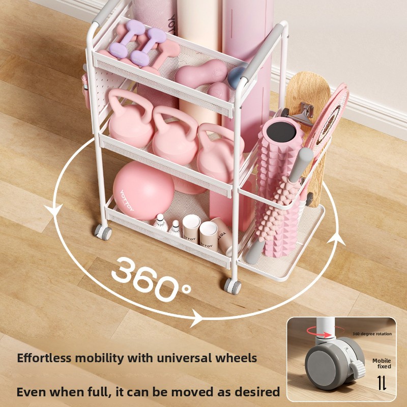 Minimalist Iron Storage Rack M - Sports Equipment Trolley recension och pris