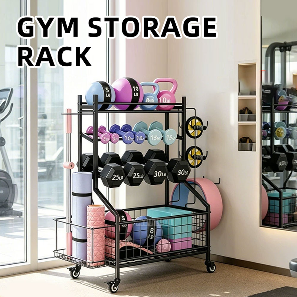 Yunlin Li Gym Dumbbell Yoga Ma - Sports Equipment Trolley recension och pris