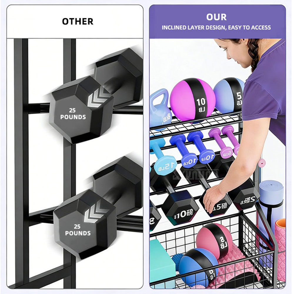 Yunlin Li Gym Dumbbell Yoga Ma - Sports Equipment Trolley recension och pris