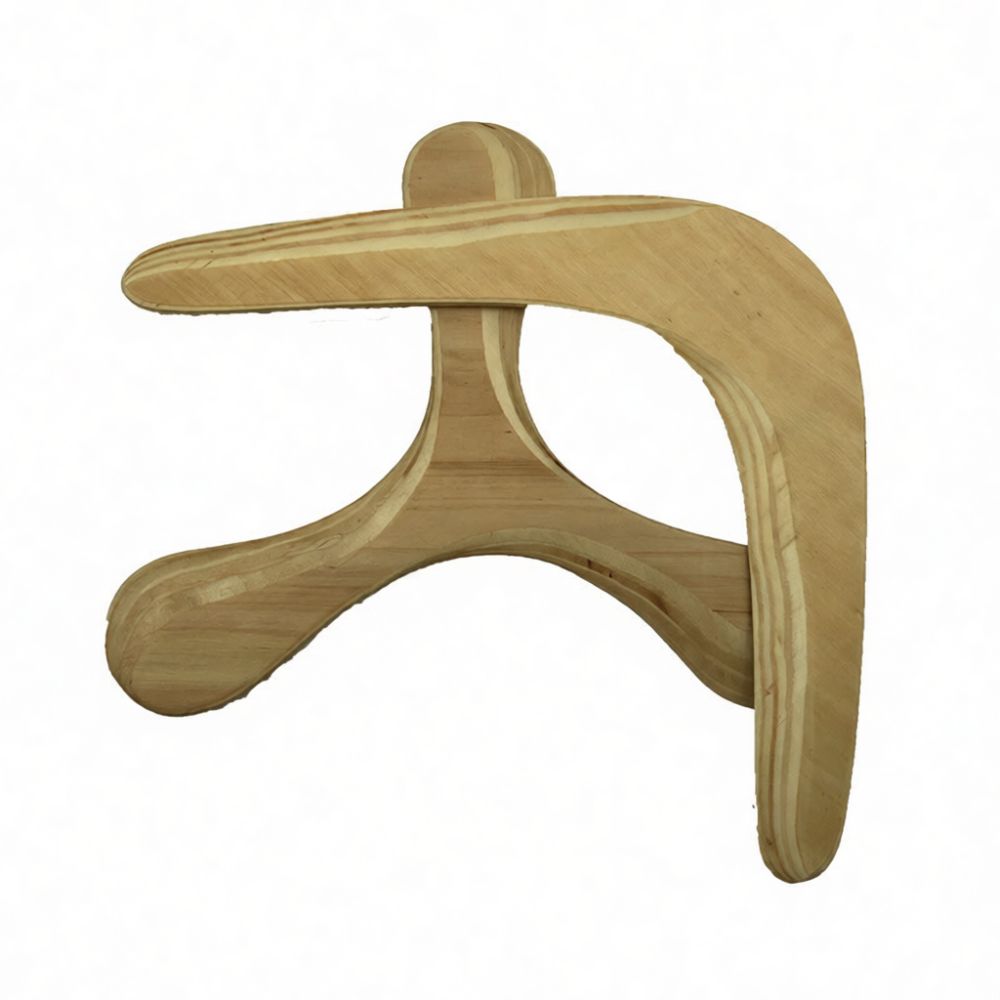 Hand Polished Wooden Boomerang - Sports Equipment In Flight recension och pris